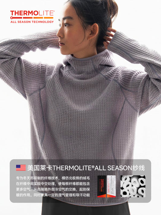 捷展男装|Thermolite®空气绒连帽卫衣25冬季新品轻量保暖连帽衫