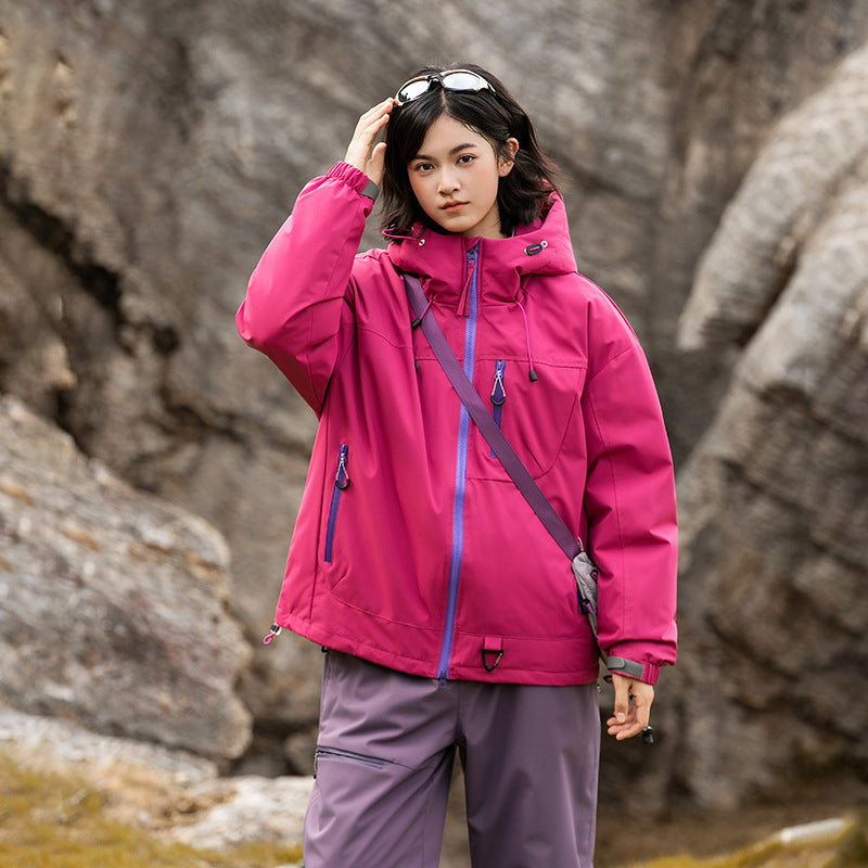 OOTD户外羽绒服男厚款2025新款冬季多功能运动羽绒防寒90绒外套男